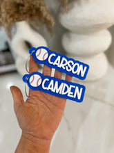 Load image into Gallery viewer, Baseball bag tag