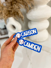 Load image into Gallery viewer, Baseball bag tag