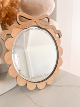 Load image into Gallery viewer, Scallop mirror bow affirmation