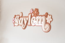Load image into Gallery viewer, 3 layer name sign *PLEASE SEE ALL PHOTOS FOR COLOR CHOICES*