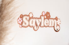 Load image into Gallery viewer, 3 layer name sign *PLEASE SEE ALL PHOTOS FOR COLOR CHOICES*