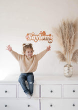 Load image into Gallery viewer, 3 layer name sign *PLEASE SEE ALL PHOTOS FOR COLOR CHOICES*