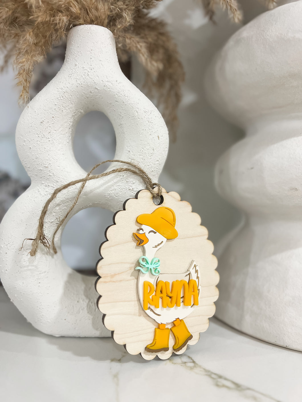 Duck Easter tag