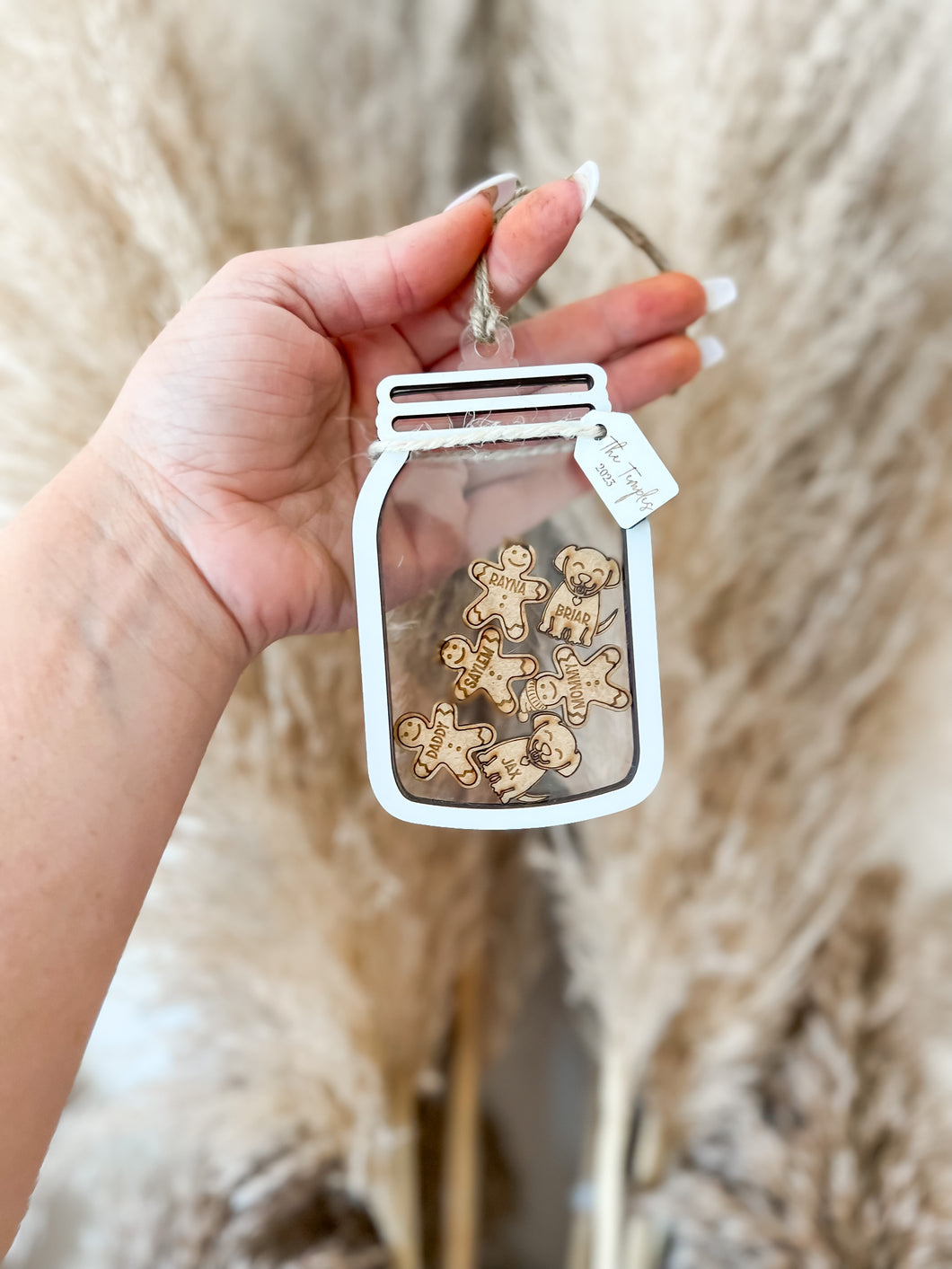 Gingerbread jar ornament