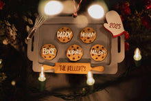 Load image into Gallery viewer, Cookie sheet family ornament
