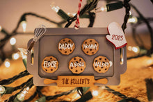 Load image into Gallery viewer, Cookie sheet family ornament
