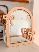 Load image into Gallery viewer, Bow mirror affirmation
