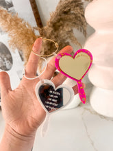 Load image into Gallery viewer, Mirror affirmation keychain *read item description for more information*

